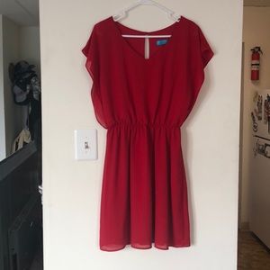 Dress with Slit Up Back